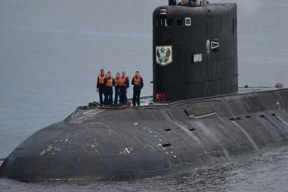 Russian Kilo-class diesel-electric submarine. Photo: Thomas Nilsen