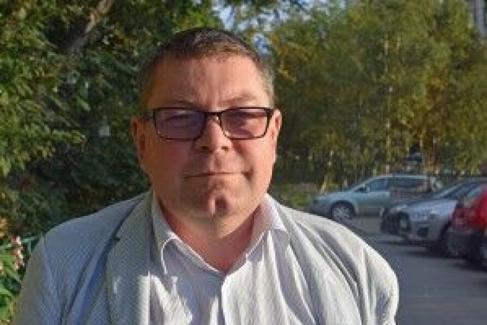 Oleg Drozdov with the Yabloko party aims for a seat in the regional Duma after the elections. Photo: Thomas Nilsen