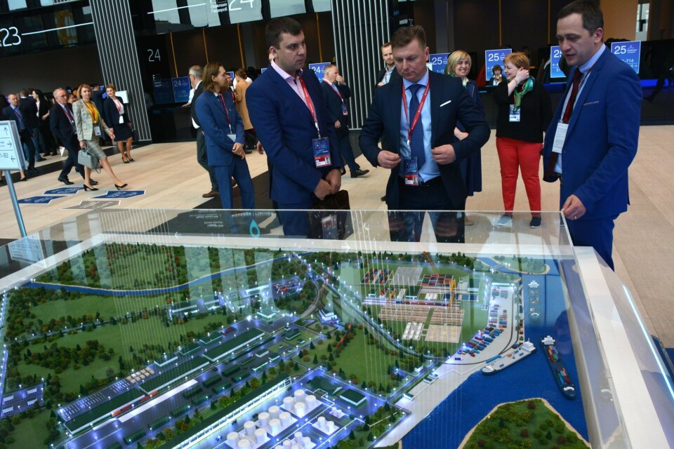 The new logistics base in Arkhangelsk. Photo: Atle Staalesen
