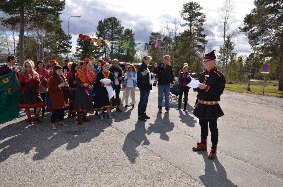 Sápmi Pride was arranged in Karasjok in 2015. Photo: Jan Roger Østby /Sámediggi