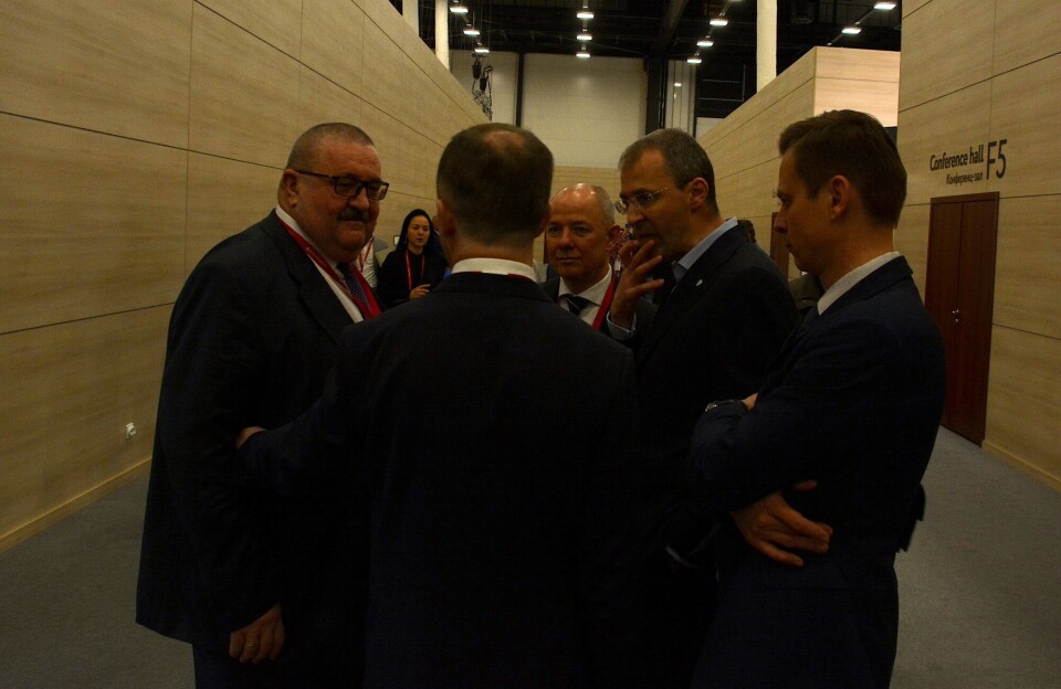 Arctic Commision members, among them Rosatom representative Vyacheslav Ruksha and Chukotka Governor Roman Kopin. Photo: Atle Staalesen