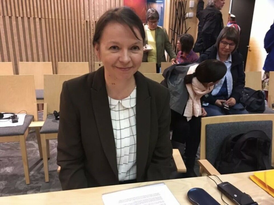 Johanna Suurpää is Director of the Unit for Democracy, Language Affairs and Fundamental Rights at the Justice Ministry. Photo: Sara Wesslin, Yle Sapmi