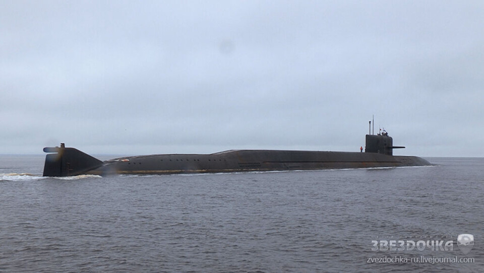 «Podmoskovye» is a former ballistic missile submarine, now converted to serve as carrier of mini submarines, like the Losharik. Photo: Zvezdochka shipyard
