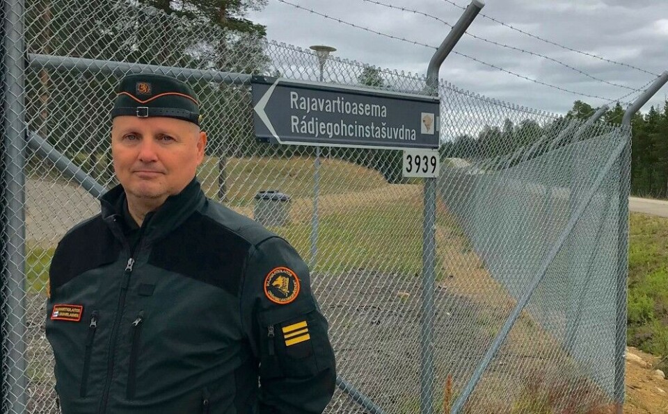 Kimmo Louhelainen is chief at the Raja-Jooseppi border crossing station. Photo: Sara-Maria Salonen