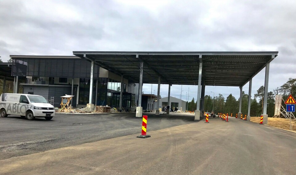 Construction works ongoing at the Raja-Jooseppi border crossing point. Photo: Saara-Maria Salonen