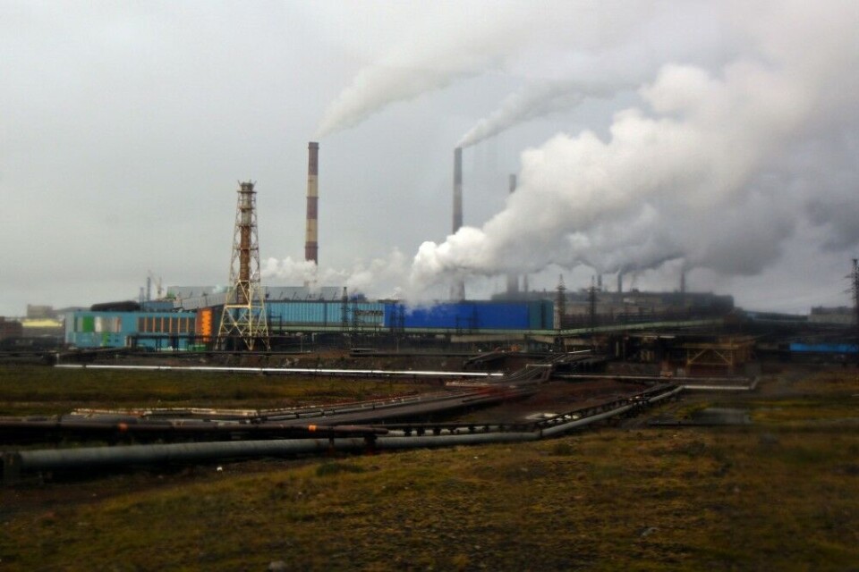 Надеждинский металлургический завод в Норильске. Фото: Томас Нильсен