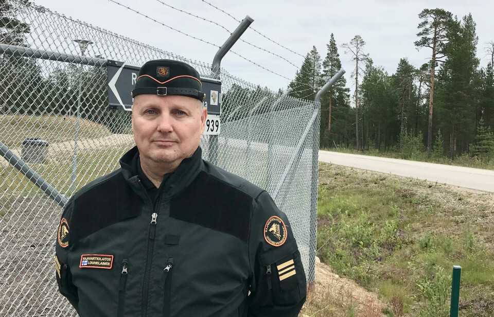 Kimmo Louhelainen is Chief at the Raja-Jooseppi border crossing station. Photo: Saara-Maria Salonen
