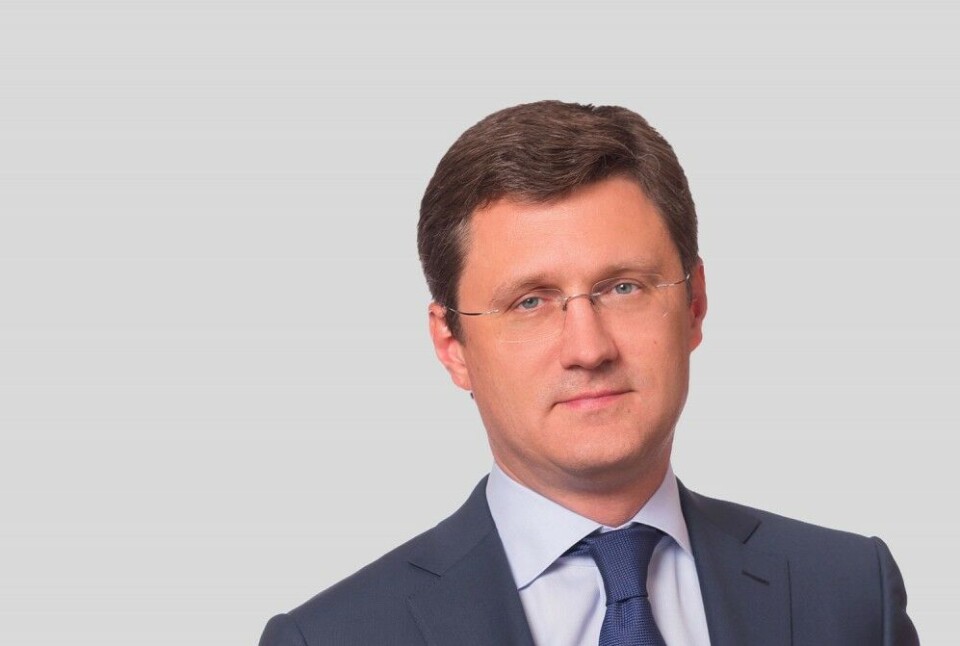 Minister of Energy Aleksandr Novak. Photo: Minenergo.gov.ru