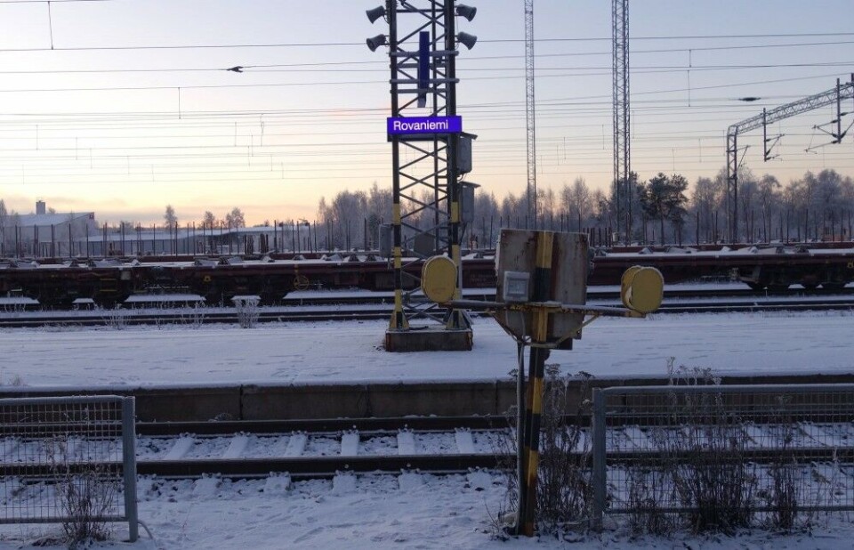 The railway station in Rovaniemi, Finland. Photo: Atle Staalesen