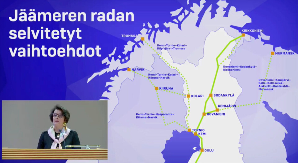 Screenshot from ministry press conference, March 2018
