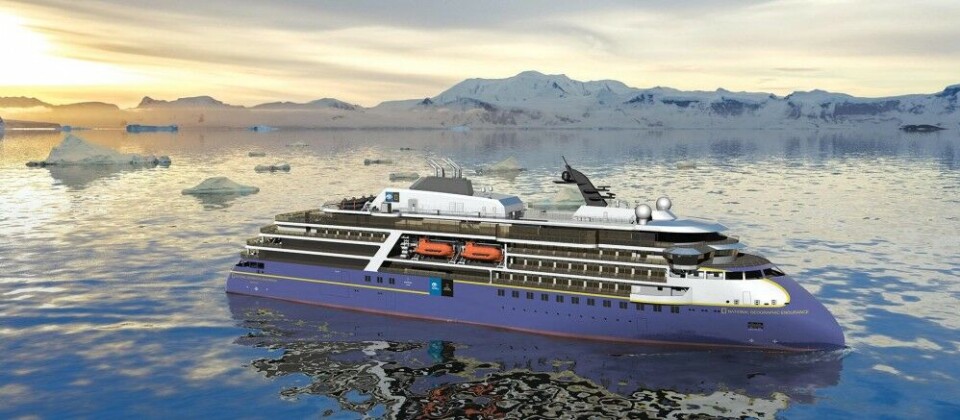 'National Geographic Endurance' sets sail for the Northern Sea Route in 2020. Illustration: National Geographic Expeditions