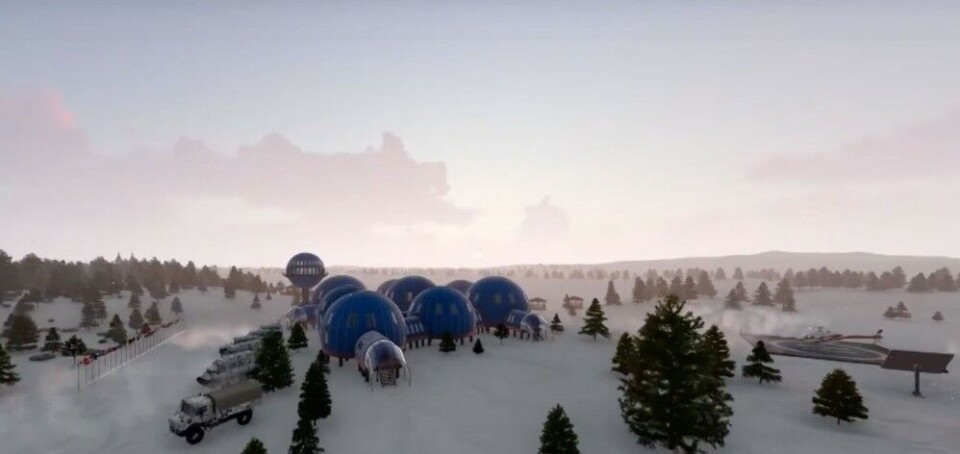 The Snowflake (Snezhinka) research station will be built near indigenous settlements in the Yamal-Nenets region. Illustration by arctic-mipt.com