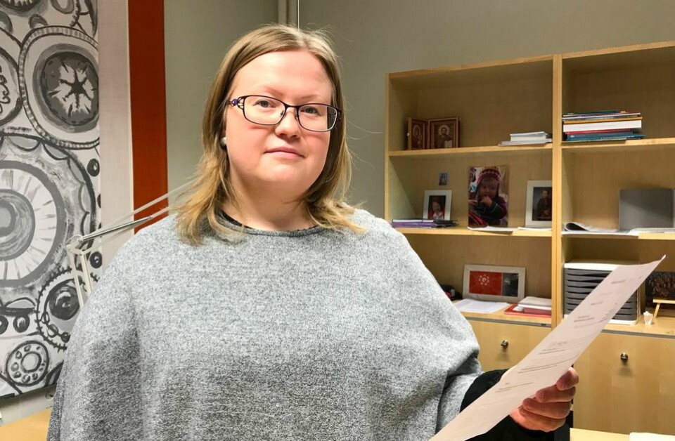 Tiina Sanila-Aikio, the Chair of the Sámi Parliament, is disappointed because the impact assessment seems to be pushed all the time to the next phase. Photo: Ritva Torikka / Yle Sápmi