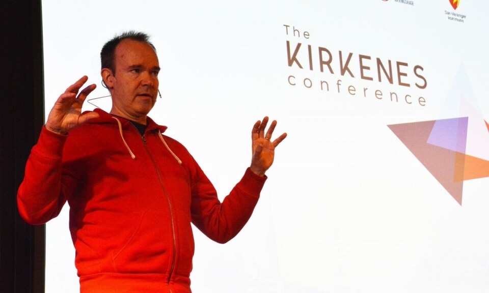 Peter Västerbacka in Kirkenes. Photo: Atle Staalesen