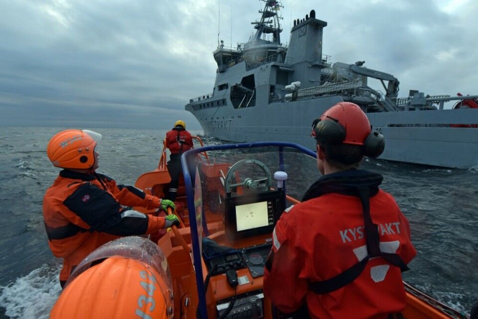 2019: Norwegian Coast Guard vessel KV Sortland' takes part in Exercise Barents. Photo: Thomas Nilsen