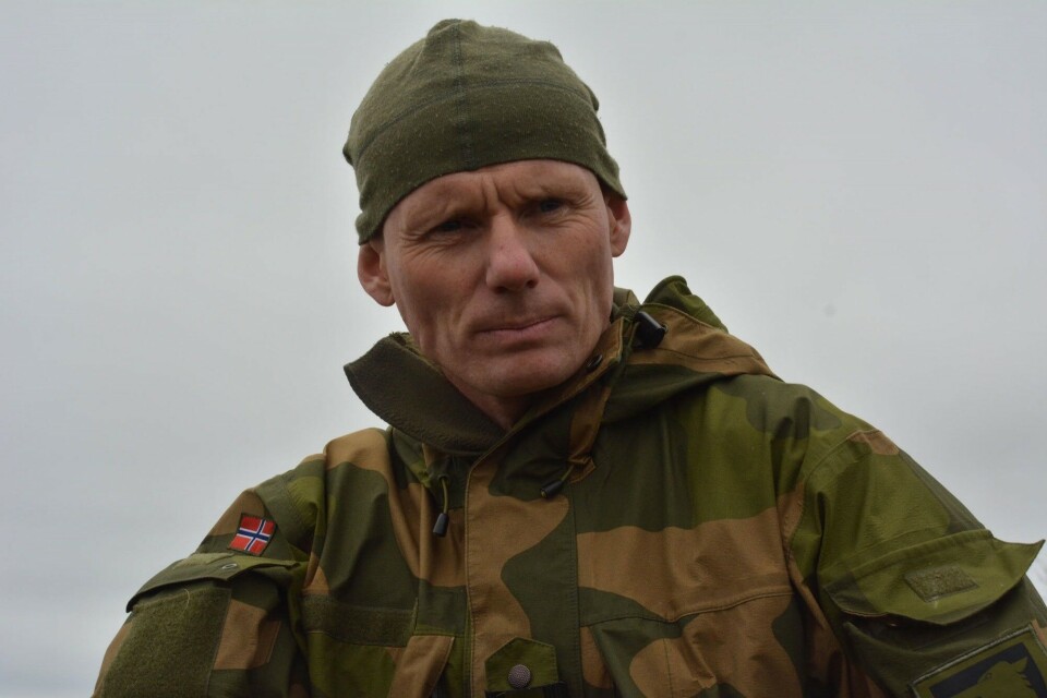 Jan Marius Nilsen is Head of the Sør-Varanger Garrison. Photo: Atle Staalesen