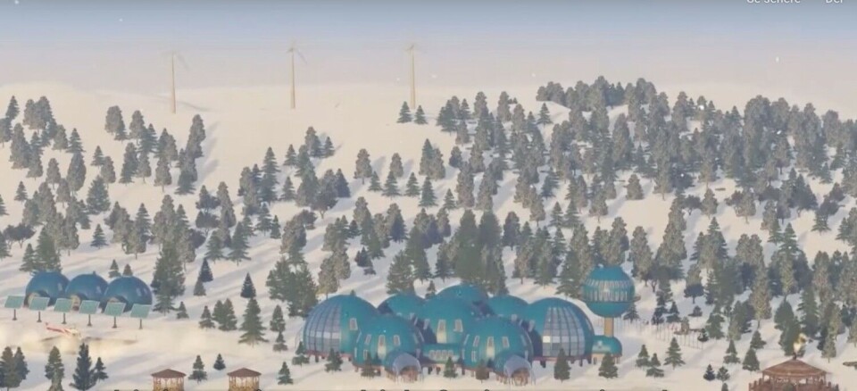 The Snowflake research station. Illustration by arctic-mipt.com