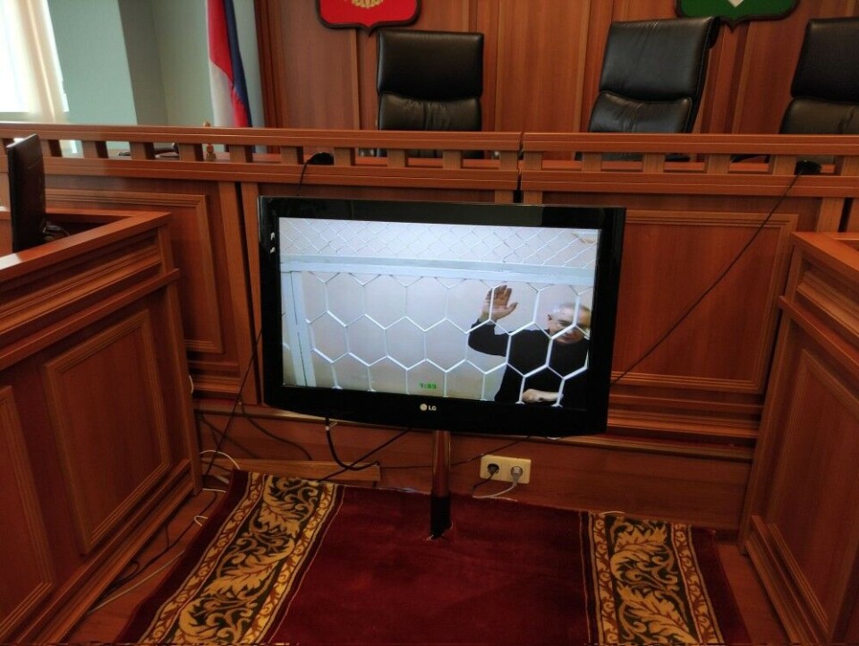 Yuri Zhdanov In the courthouse of Naryan-Mar. Photo: Vladimir Voronin