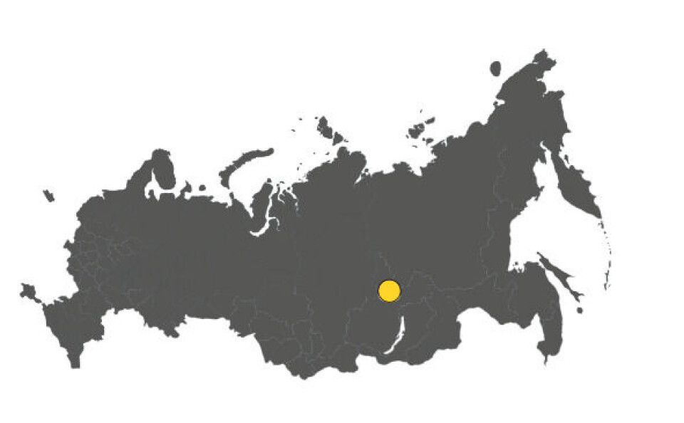 The North Danilovskoye field in Irkutsk region. Map: Rosneft