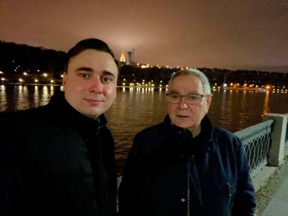 Ivan Zhdanov and his farther Yuri. Photo: Ivan Zhdanov on facebook