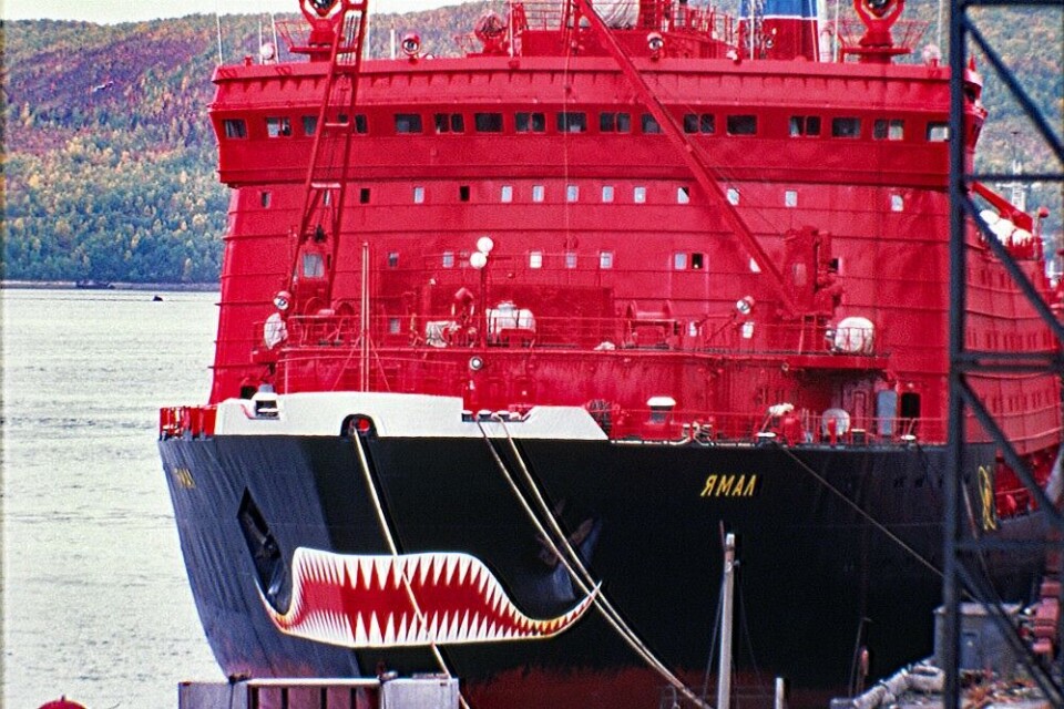 The nuclear-powered icebreaker “Yamal” at port in Murmansk. Photo: Thomas Nilsen
