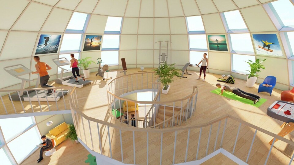 Inside the projected research station. Illustration by arctic-mipt.com