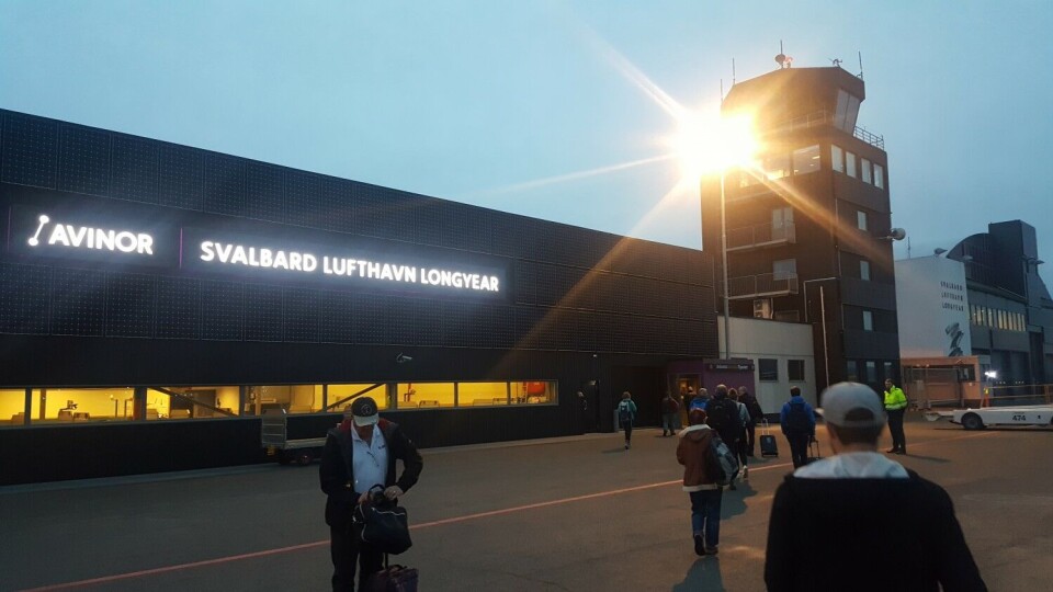 Svalbard Airport Longyearbyen. Photo: Thomas Nilsen