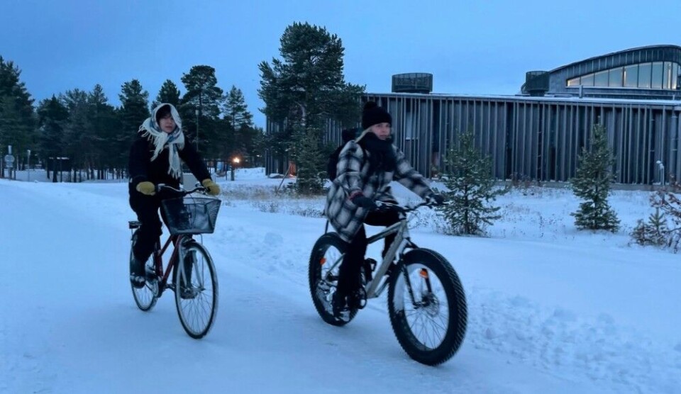 По Инари на велосипеде. Фото: Атле Столесен