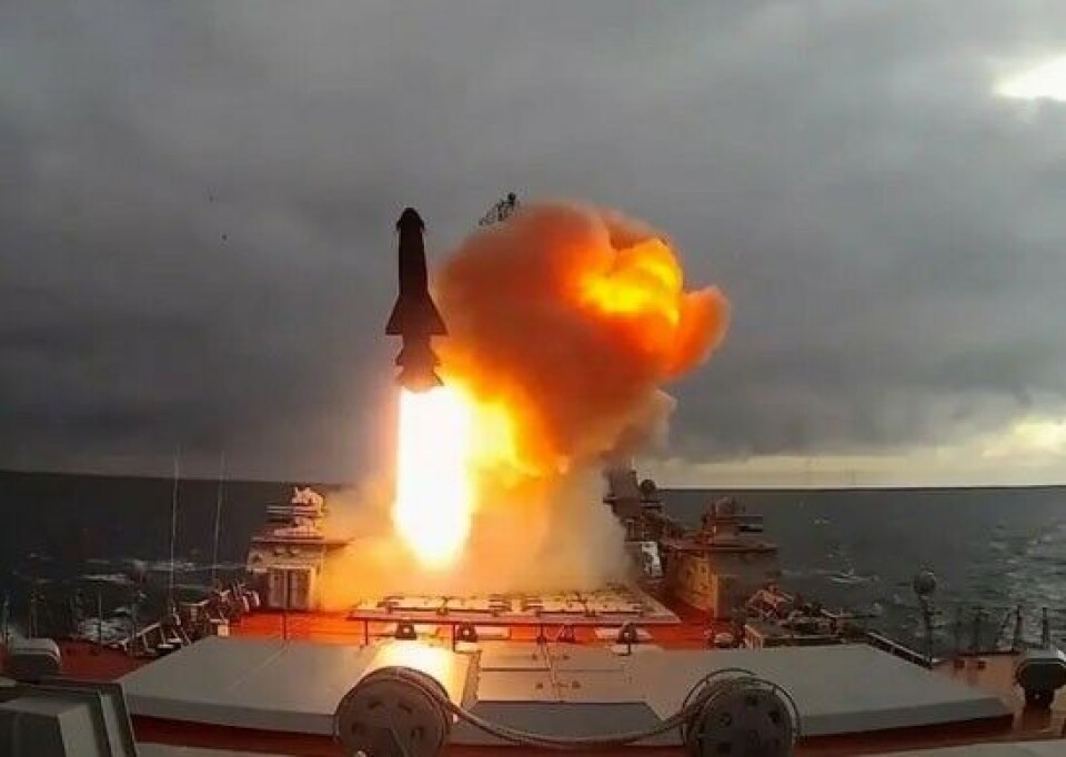 Northern Fleet shoots missiles Granit and Vulkan in the Barents Sea. Photo: mil.ru
