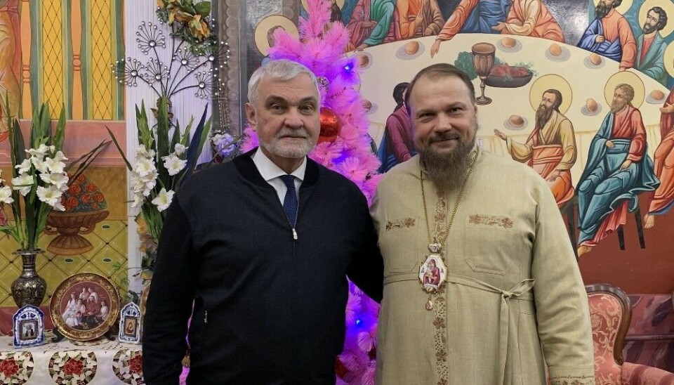 Governor of Komi Vladimir Uyba and Archbishop Pitirim. Photo: Syktyvkar diocese
