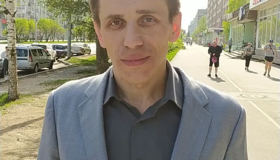 Andrei Borovikov on the day of his release from prison in Arkhangelsk. Photo by: Oleg Borovikov
