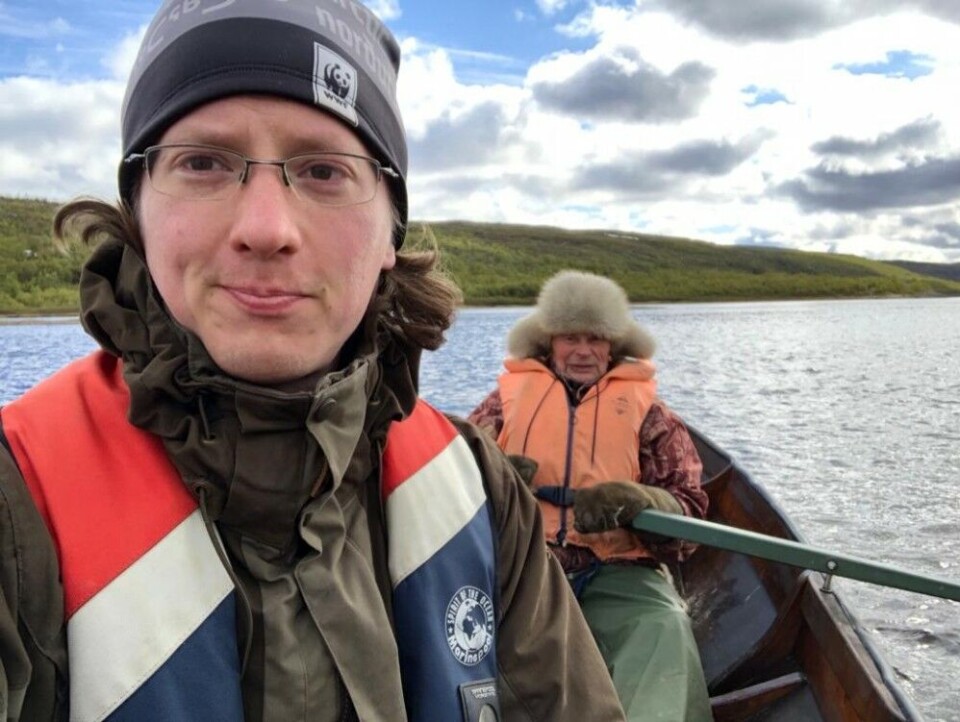 Aslat Holmberg is politician and fisherman. Photo: private