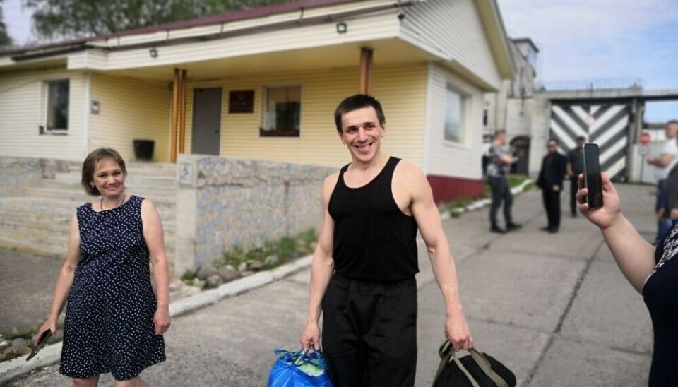 Andrei Borovikov leaving prison after 2,5 years behind bars.