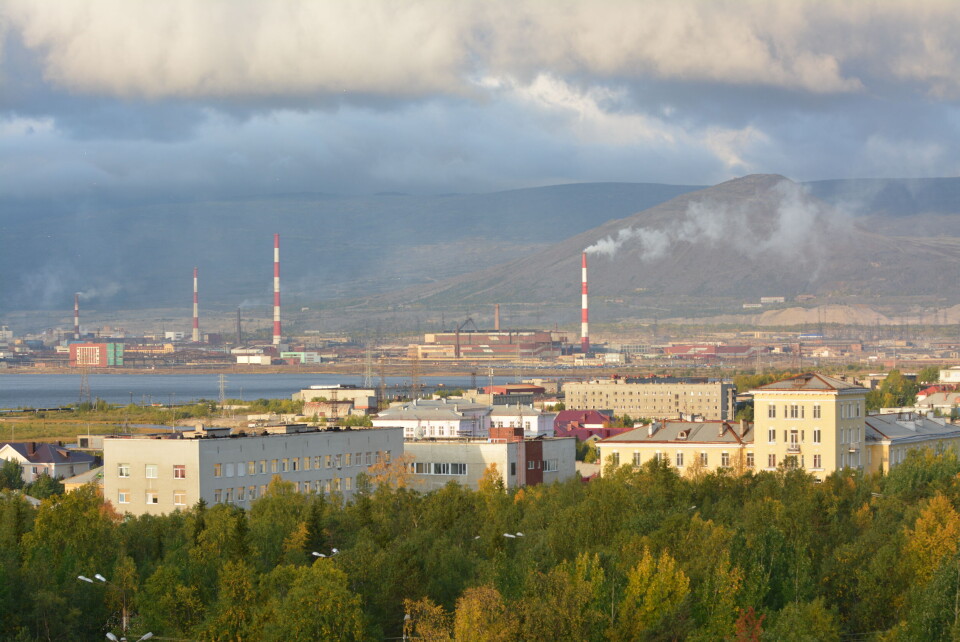 Промышленная площадка «Норникеля» в Мончегорске (Мурманская область). Фото: Томас Нильсен