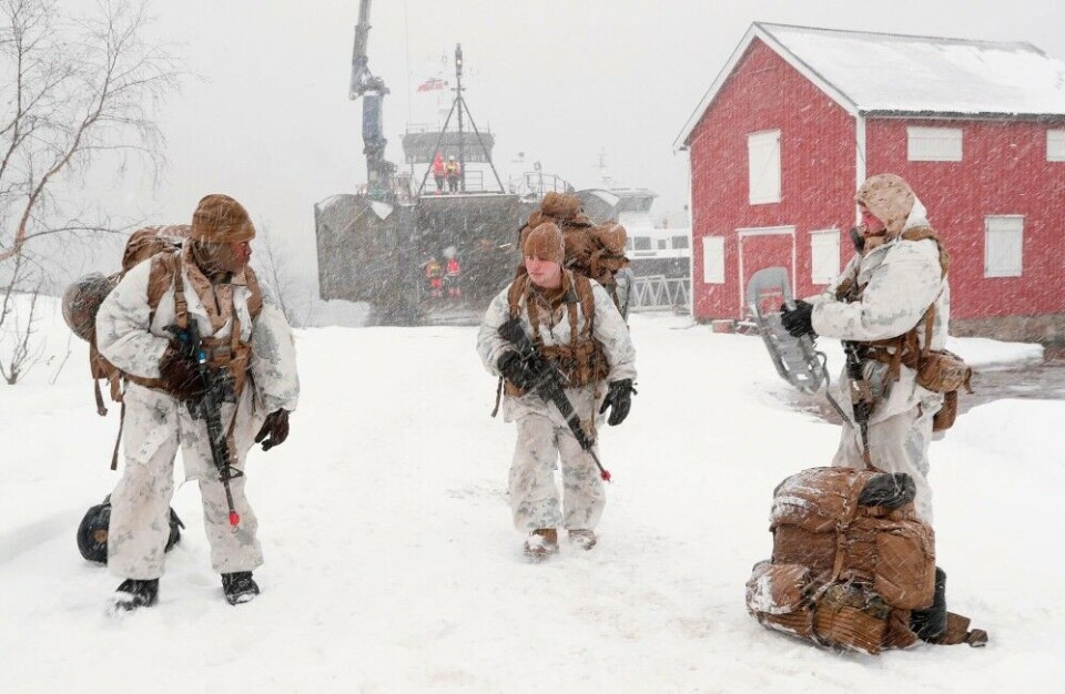 U.S marines in Norway. Photo: Torbjørn Kjosvold / Forsvaret