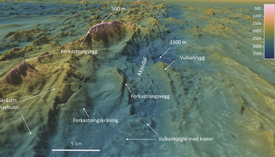 Photo of the seabed mining plan from the Norwegian Government website. Photo: Regjeringen.no