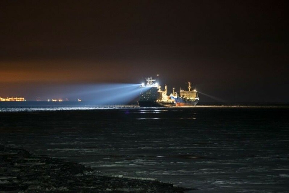 Icebreaking on the Northern Sea Route. Photo: Rosatom