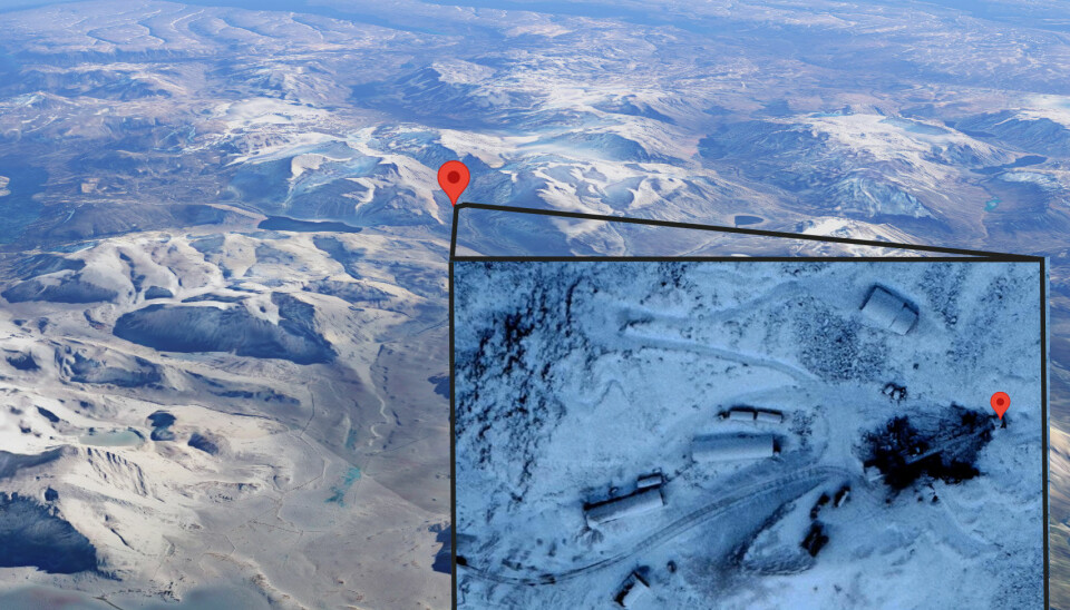 This October 2021 satellite image shows trucks and work at the tunnel that most likely will be used if the Kremlin changes its position and withdraw Russia from the CTBT. Photo: Google Earth