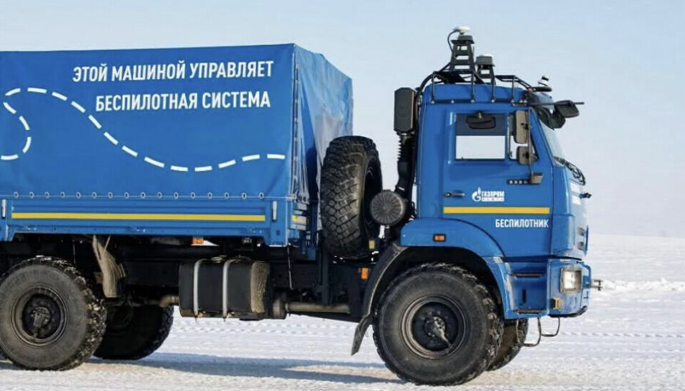 Censors for auto-piloting on the roof. Photo: Gazprom
