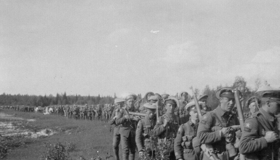 British troops were fighting the Bolsheviks in the Kola Peninsula and Arkhangelsk region in 1918-1919. Photo: Russian historical archives