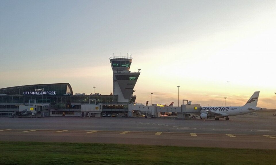 Helsinki airport. Photo: Thomas Nilsen
