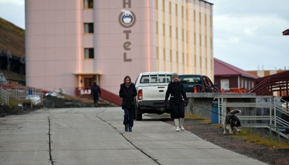 The hotel in Barentsburg. Photo: Thomas Nilsen