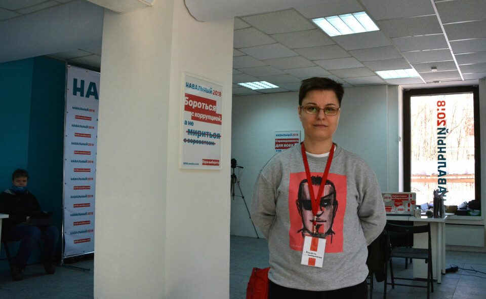 Violetta Grudina has headed the local Navalny office in Murmansk since it opened in 2017. Photo: Atle Staalesen