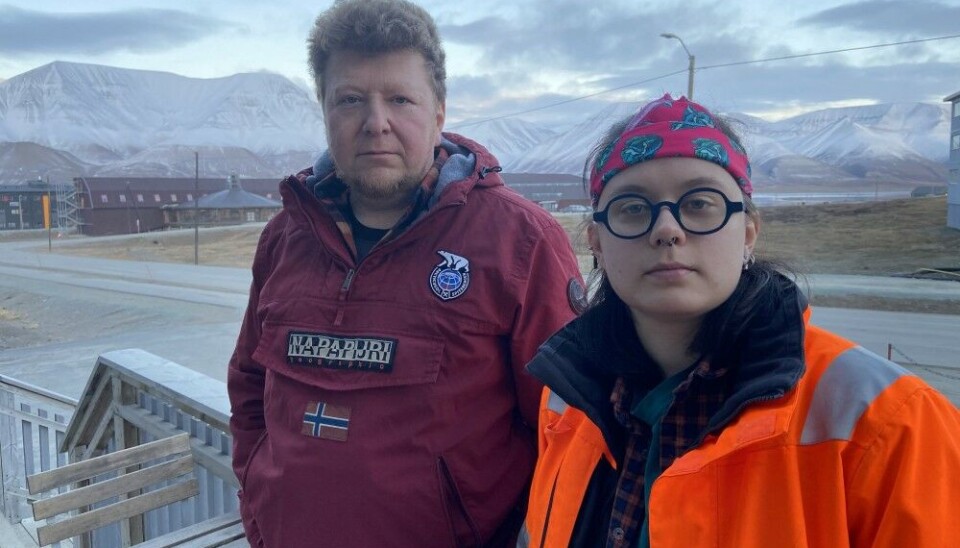 After years in the tourism business in Barentsburg, Timofey Rogozhin and Valeria Mikhailskaya today live in Longyearbyen. Photo: Thomas Nilsen