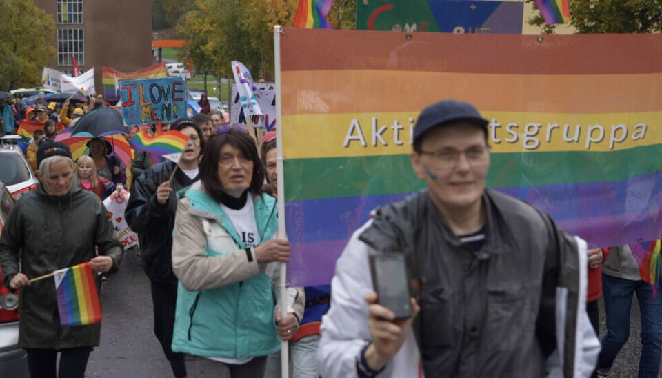 Representatives of the Russian LGBT community participated in the Barents Pride 2023 in Kirkenes in September this year. Photo: Elizaveta Vereykina