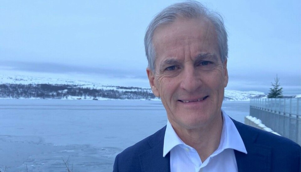 Prime Minister Jonas Gahr Støre in Kirkenes. Photo: Thomas Nilsen