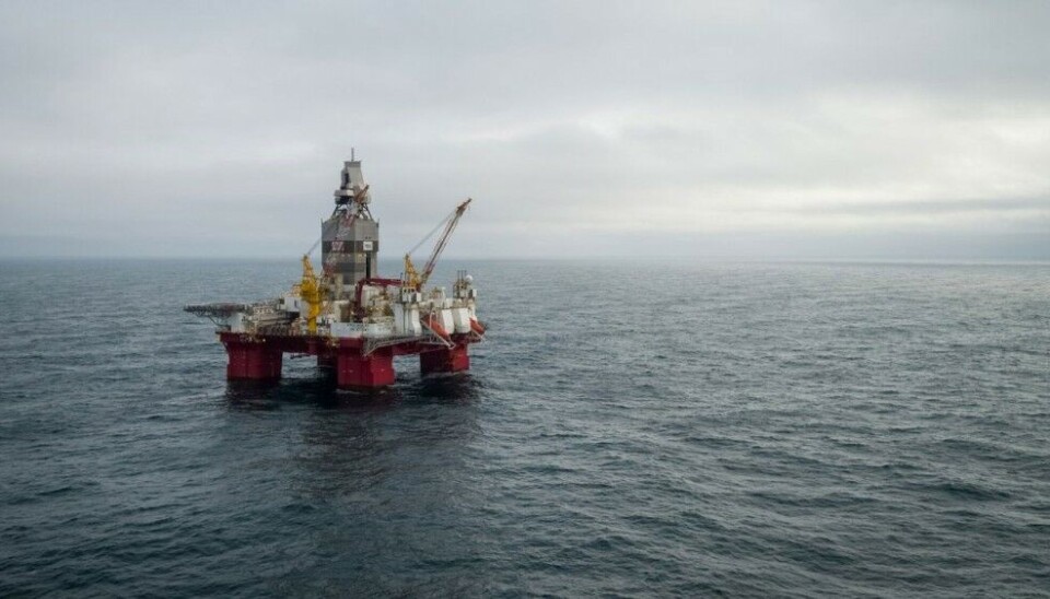 The “Transocean Enabler” has found more oil in the Barents Sea. Photo: Equinor