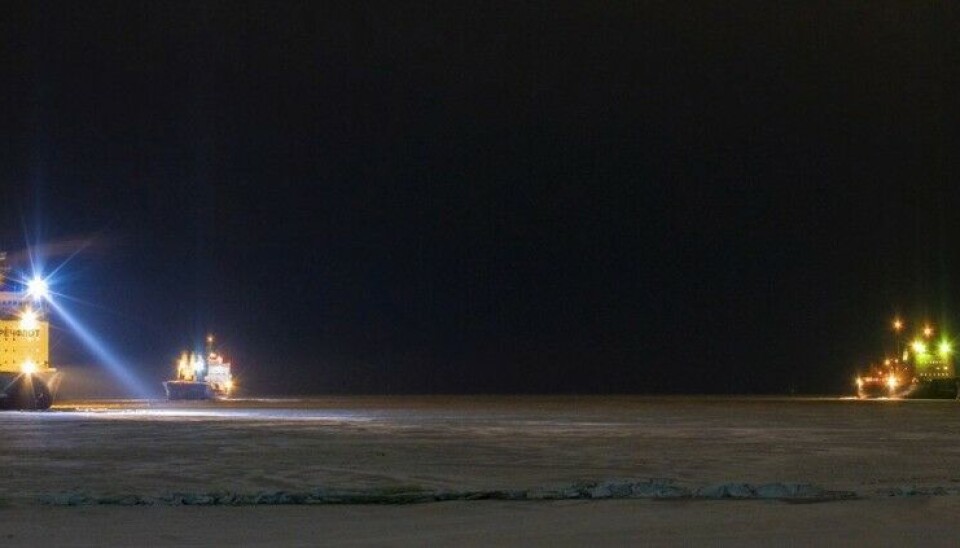 A lion’s share of winter supplies to Tiksi and other towns along the Russian Arctic coast is provided by ships. Photo: go-pevek.ru