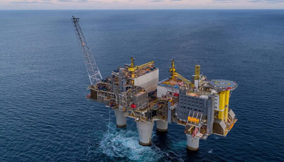 The Troll A platform in the North Sea. Photo: Jan Arne Wold/Elisabeth Sahl - Equinor