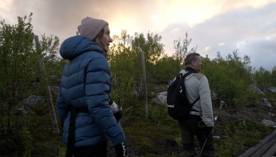 On a hike to get more water samples. Photo: David Kniha